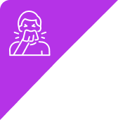 человек кашляет