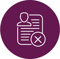 Иконка документ отклонен