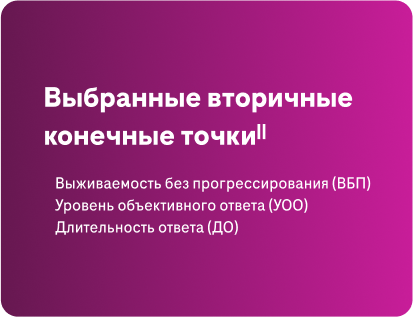 Выбранные вторичные конечные точки||